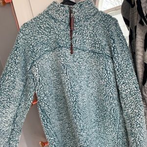 Blue True Grit Pullover